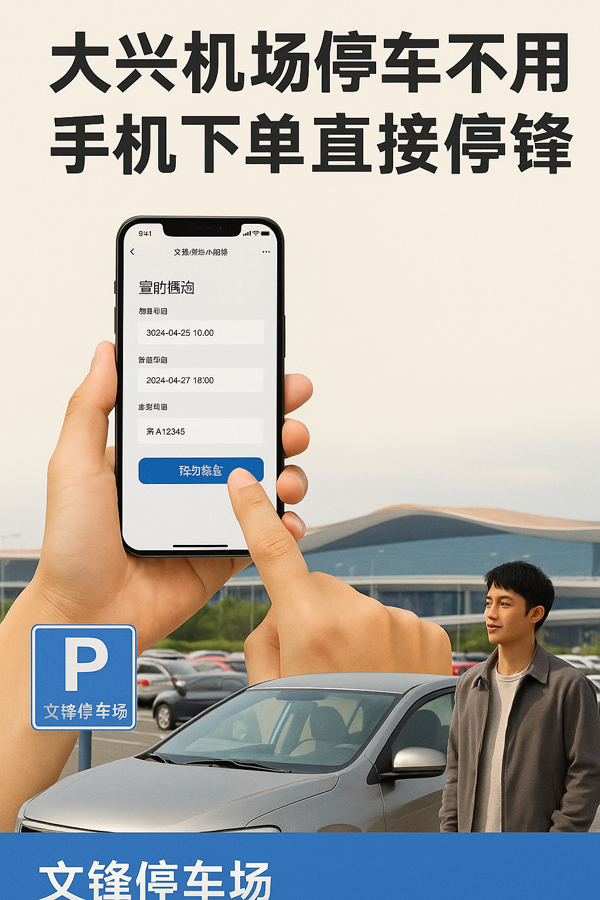 不想大興機(jī)場(chǎng)停車遇糟心事？選文鋒，提前給自己省麻煩